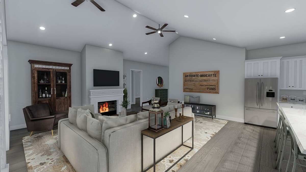 Plan 61371UT: One-level Home Plan with Option to Finish Basement - Image #15 - Craftsman, Ranch, Traditional