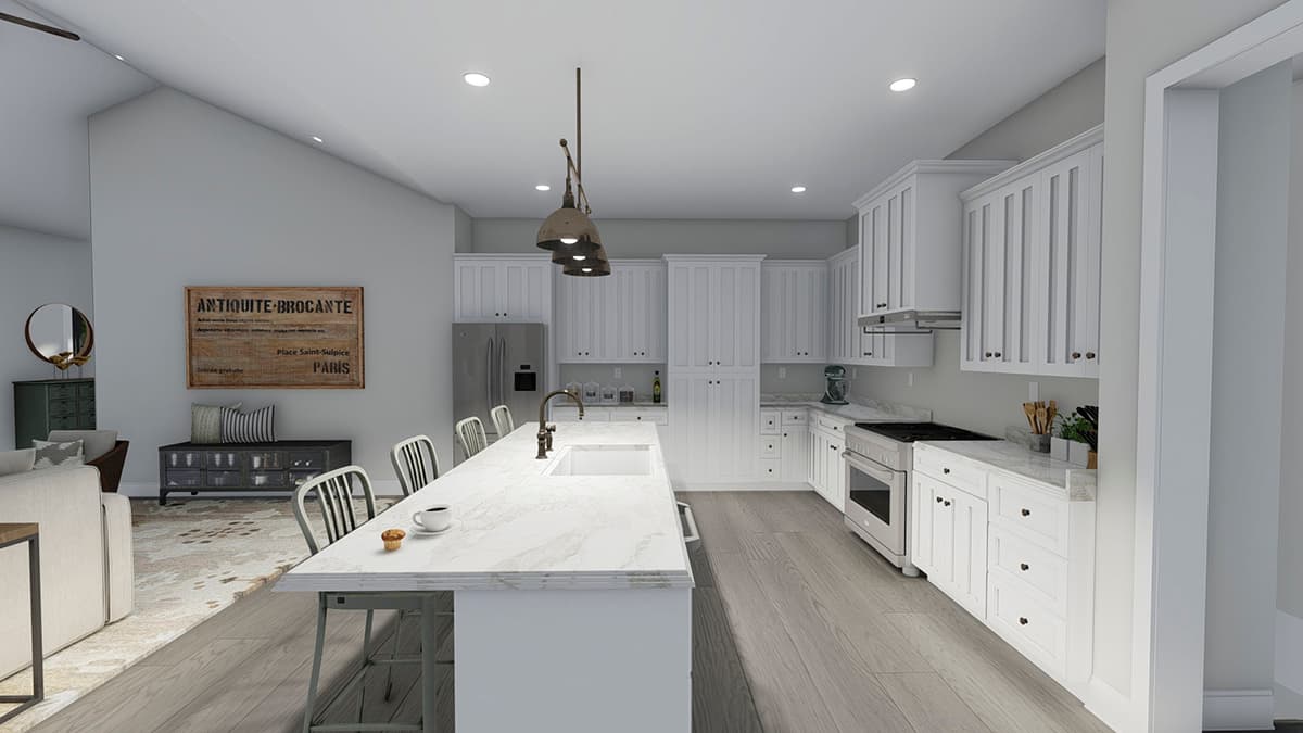 Plan 61371UT: One-level Home Plan with Option to Finish Basement - Image #18 - Craftsman, Ranch, Traditional