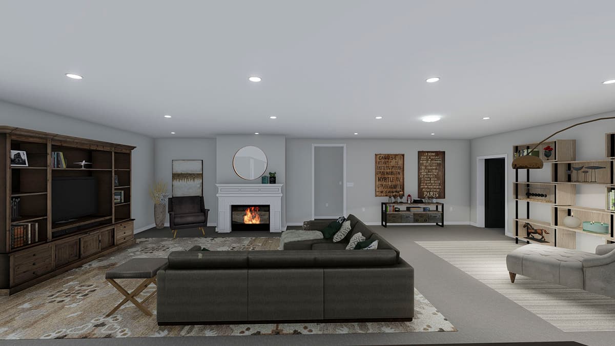 Plan 61371UT: One-level Home Plan with Option to Finish Basement - Image #29 - Craftsman, Ranch, Traditional