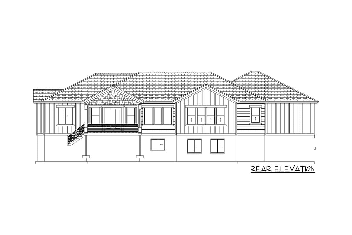 Plan 61371UT: One-level Home Plan with Option to Finish Basement - Image #36 - Craftsman, Ranch, Traditional