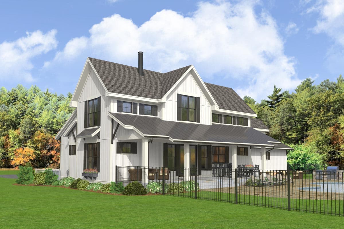Plan 654012KNA: Modern Farmhouse Plan with Upstairs Master Suite - 2691 Sq Ft - Image #6 - Country, Farmhouse, Modern Farmhouse, New American