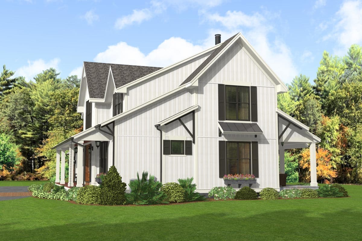 Plan 654012KNA: Modern Farmhouse Plan with Upstairs Master Suite - 2691 Sq Ft - Image #7 - Country, Farmhouse, Modern Farmhouse, New American