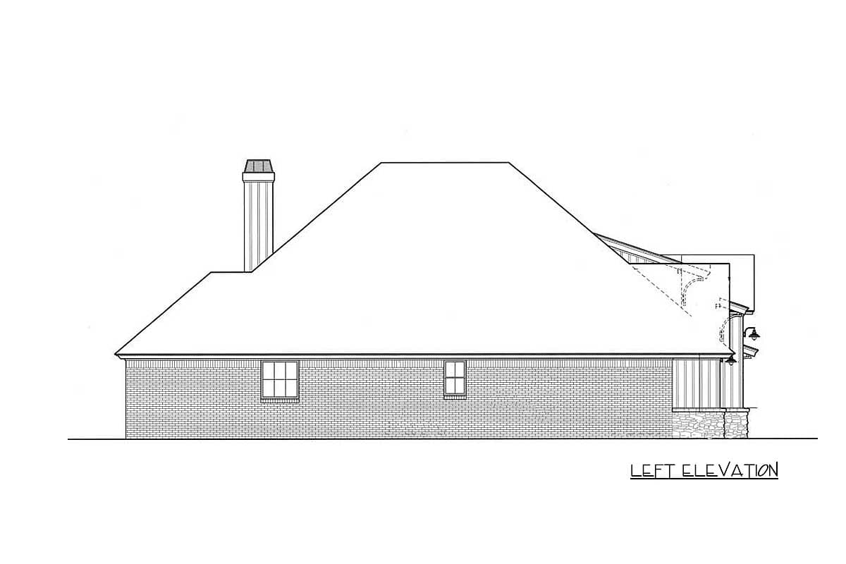 Plan 48606FM: New American House Plan with Home Office or Third Bedroom Option - 1733 Sq Ft - Image #4 - Country, Craftsman, New American
