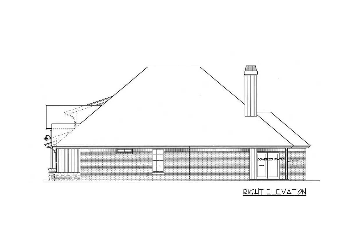 Plan 48606FM: New American House Plan with Home Office or Third Bedroom Option - 1733 Sq Ft - Image #5 - Country, Craftsman, New American