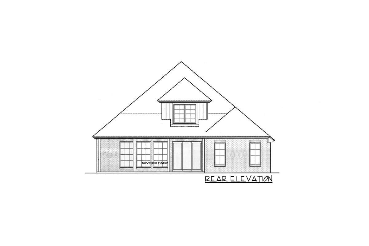 Plan 48609FM: Exclusive 4-Bed New American House Plan with 3-Car Garage and an Upstairs Loft - 2452 Sq Ft - Image #5 - Country, Craftsman, New American