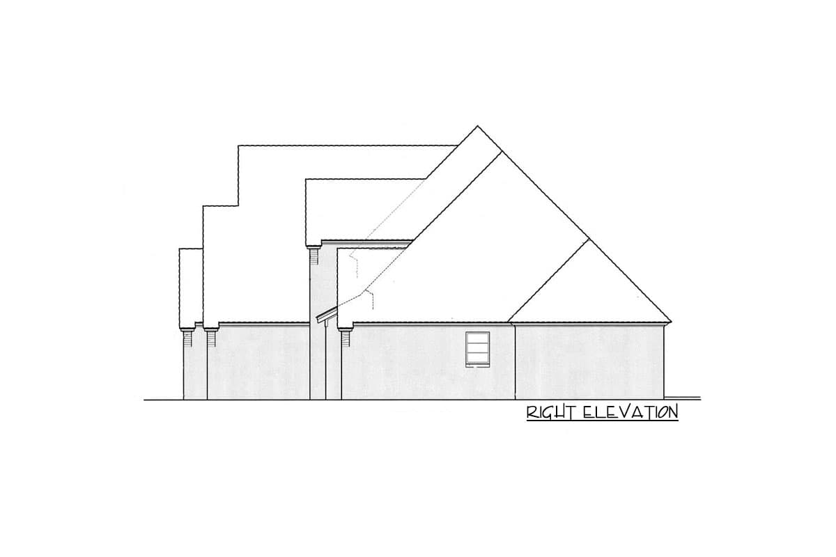 Plan 48608FM: Exclusive Two-story House Plan with Future Bonus Room - 2768 Sq Ft - Image #5 - European, Southern, Transitional