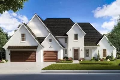 Exclusive Two-story House Plan with Future Bonus Room - 2768 Sq Ft