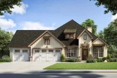 Exclusive 3-Bed Home Plan with Split Bedrooms