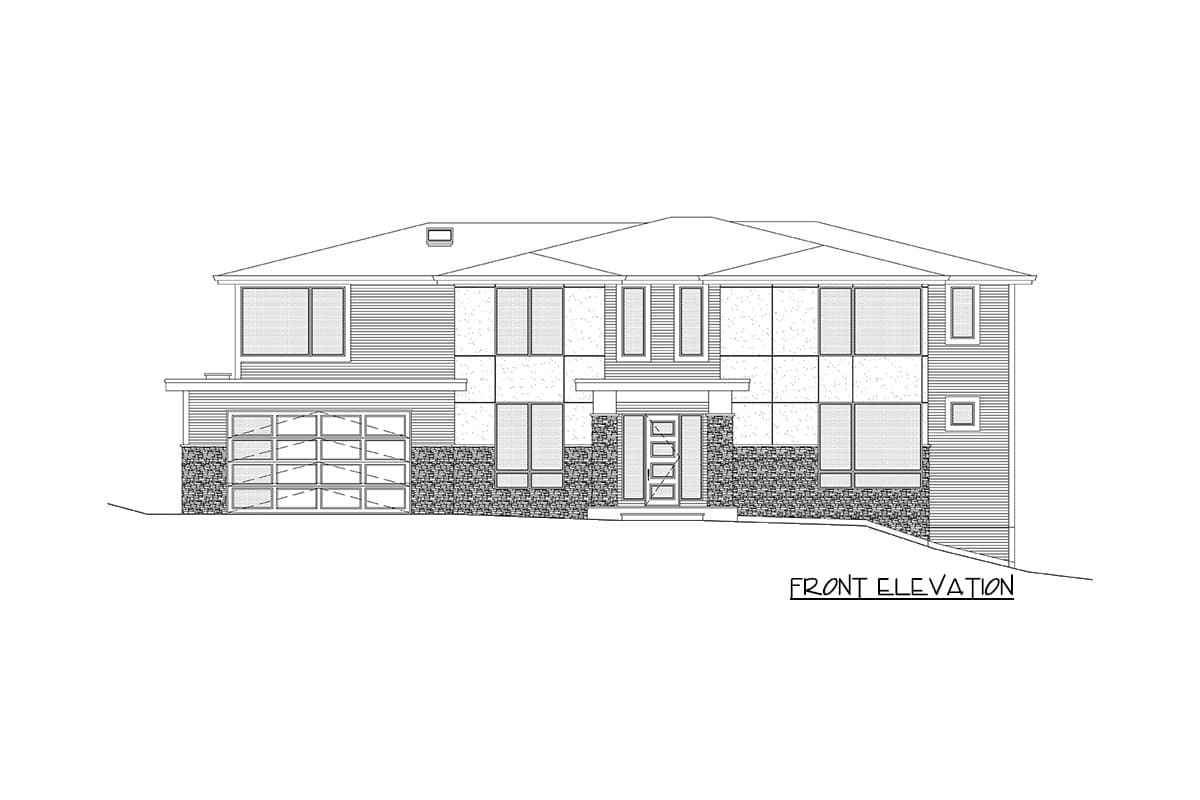 Plan 666106RAF: Contemporary Northwest Home Plan with Main-floor Guest Suite - Image #5 - Contemporary, Modern, Northwest