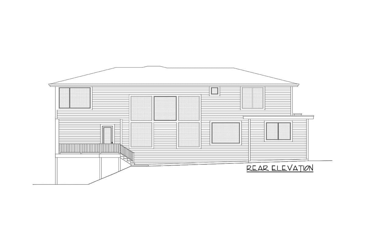 Plan 666106RAF: Contemporary Northwest Home Plan with Main-floor Guest Suite - Image #7 - Contemporary, Modern, Northwest
