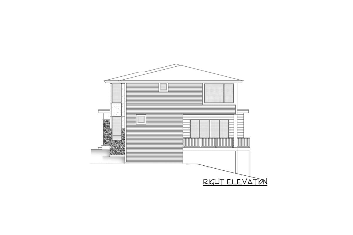 Plan 666106RAF: Contemporary Northwest Home Plan with Main-floor Guest Suite - Image #8 - Contemporary, Modern, Northwest