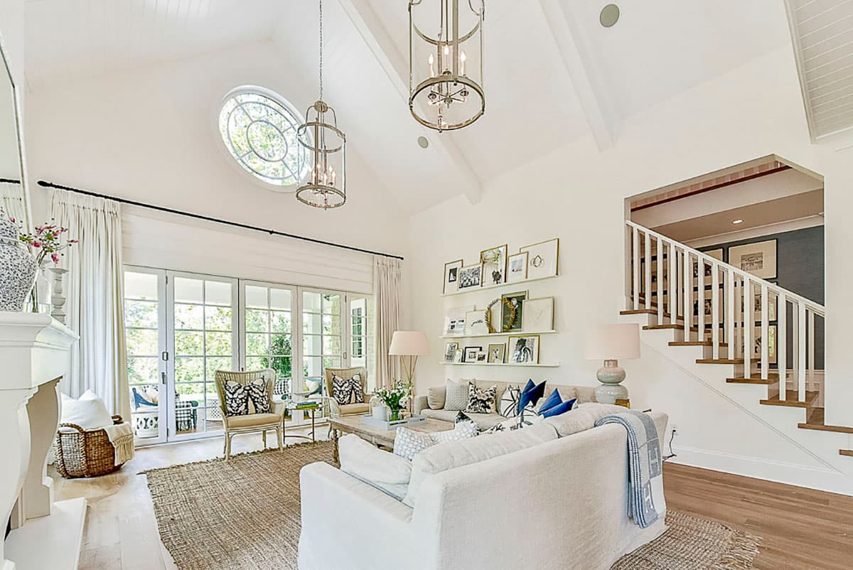 Plan 270039AF: Newport-Style House Plan with Angled Garage and Optional Finished Lower Level - 3481 Sq Ft - Image #9 - Cape Cod, Coastal, New American, Shingle, Traditional