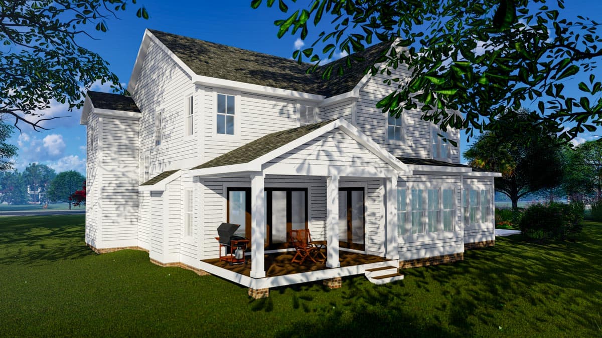 Plan 500078VV: Exclusive 4-Bed Modern Farmhouse Plan with Bonus Over Garage - 4752 Sq Ft - Image #5 - Country, Farmhouse, Modern Farmhouse, New American, Traditional