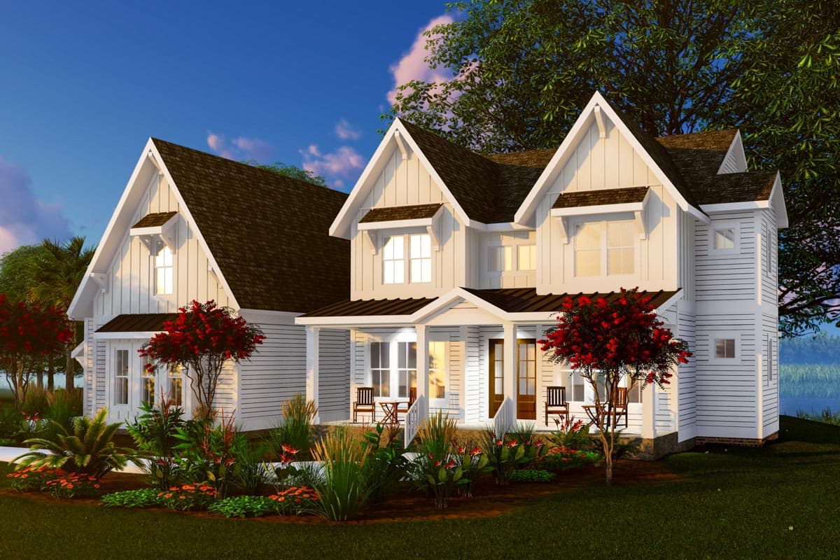 Plan 500078VV: Exclusive 4-Bed Modern Farmhouse Plan with Bonus Over Garage - 4752 Sq Ft - Image #9 - Country, Farmhouse, Modern Farmhouse, New American, Traditional