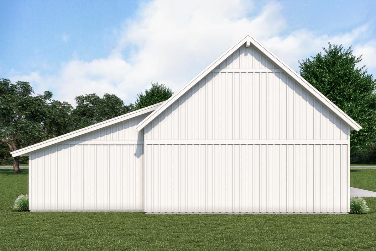 Plan 280118JWD: Country Farmhouse ADU Plan with Oversized 1140 Sq Ft Garage and 612 Sq Ft Workshop - Image #8 - Barndominium, Carriage, Country, Craftsman, Farmhouse, New American, Northwest