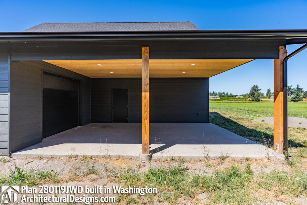 Plan 280119JWD: Barndominium Garage (1713 Sq FT with 1 Bed Apartment (784 Sq Ft) - Image #8 - Barndominium, Carriage, Cottage, Country, Craftsman, Farmhouse, New American, Northwest