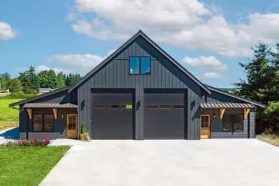 Barndominium Garage (1713 Sq FT with 1 Bed Apartment (784 Sq Ft)