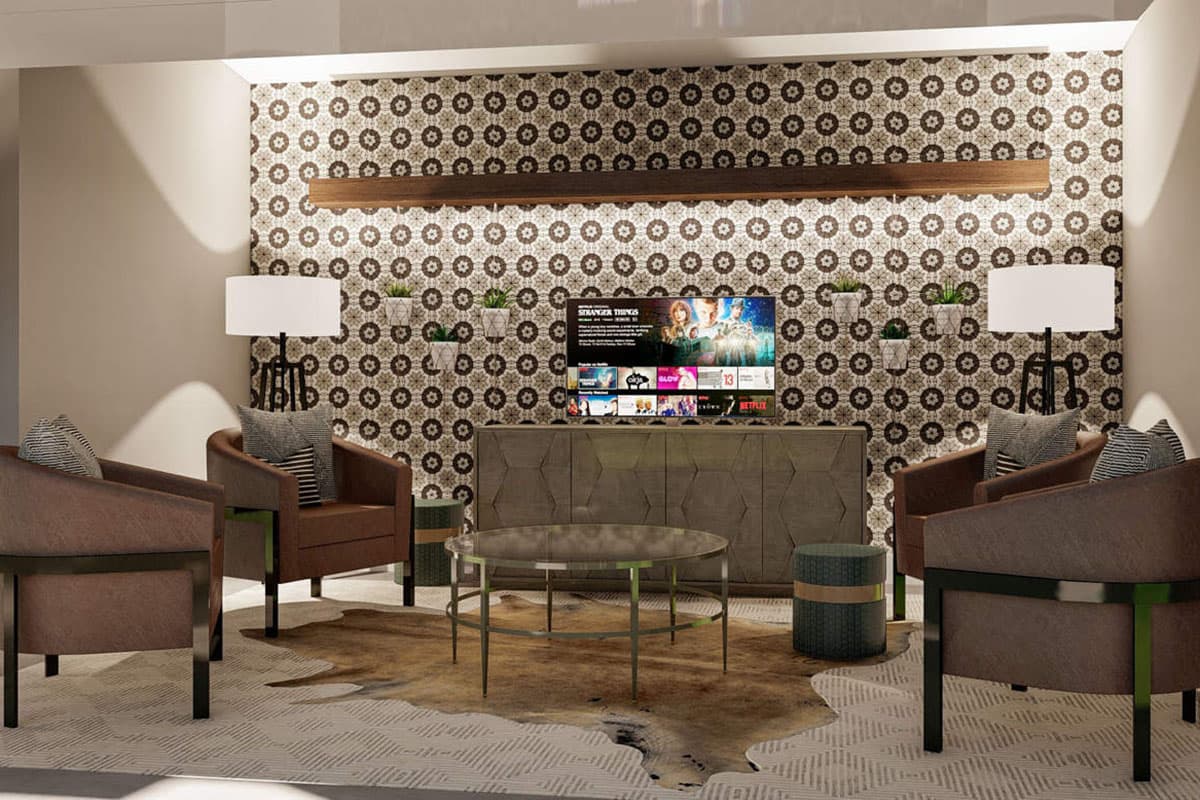 Plan 62971DJ: Contemporary Poolhouse or Work-from-home Plan with Garage Door and a Half Bath - Image #4