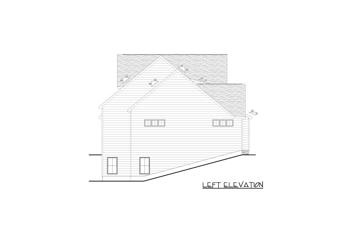 Plan 911005JVD: 3-Bed Modern Farmhouse Plan with 26'-wide Front Porch and 3-car Side-load Garage - Image #14 - Country, Farmhouse, Modern Farmhouse, New American