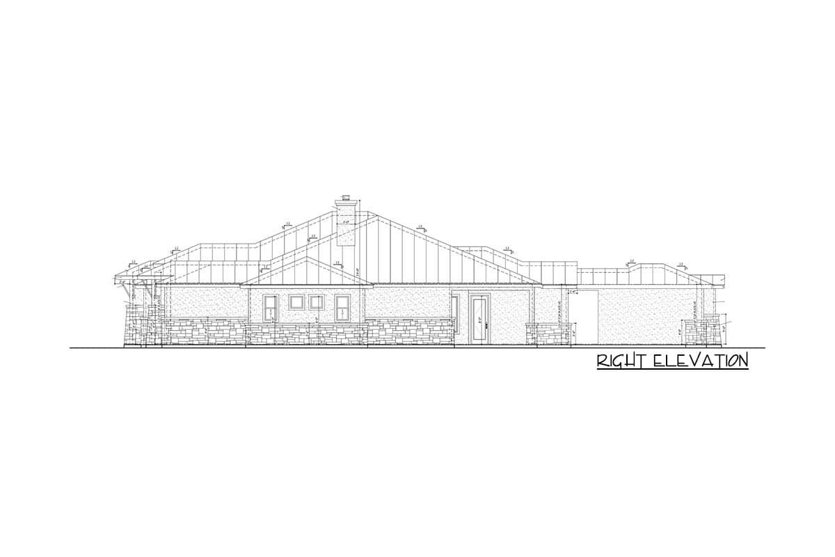 Plan 430066LY: Modern Hill Country House Plan with 3 Bedrooms Plus Casita - 3600 Sq Ft - Image #5 - Contemporary, Hill Country, Prairie, Ranch, Transitional