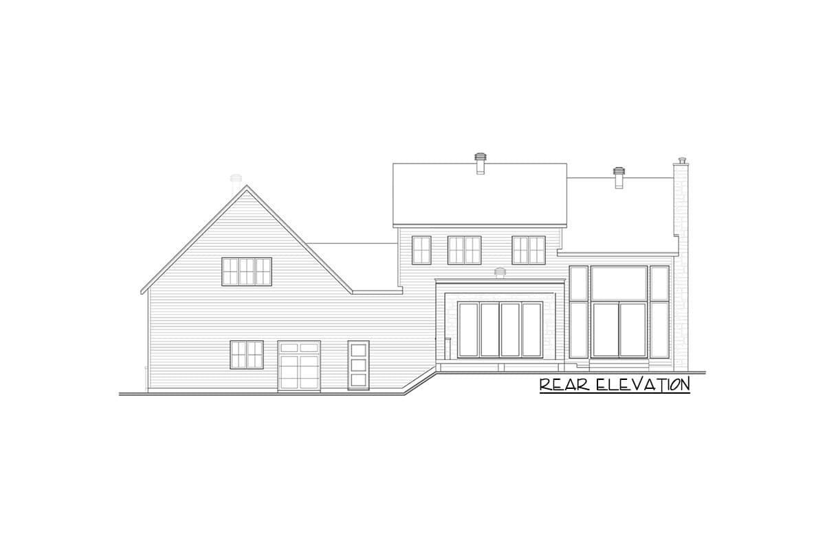 Plan 22588DR: Modern Farmhouse Plan with Bonus Room above Garage - Image #15 - Modern Farmhouse, New American