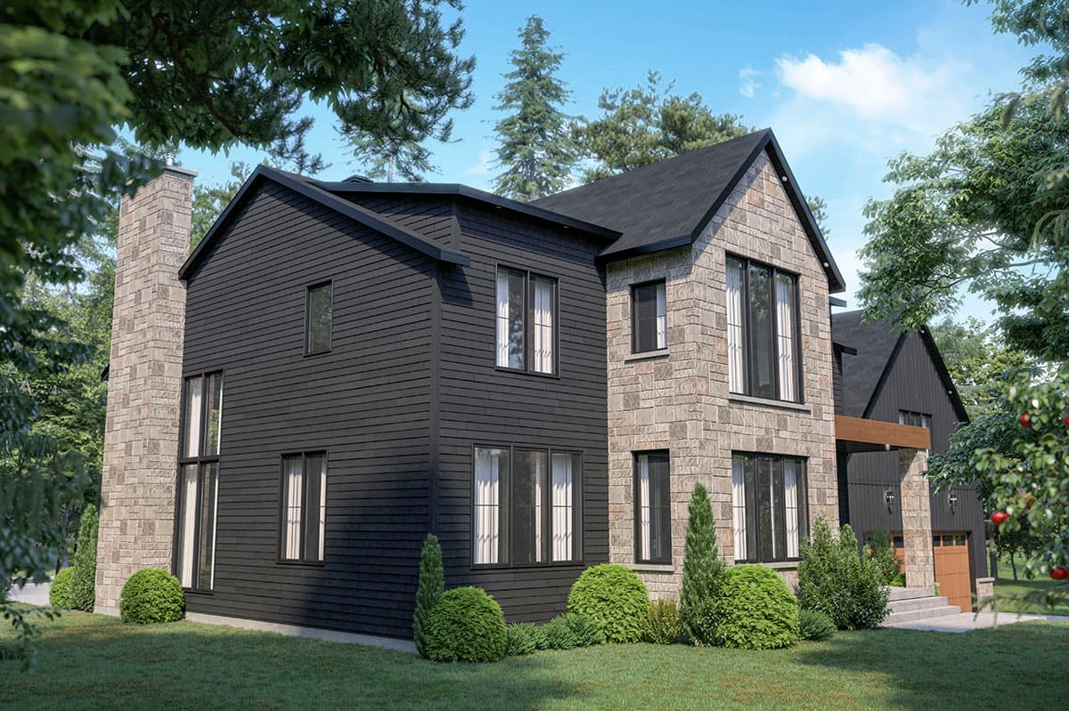 Plan 22588DR: Modern Farmhouse Plan with Bonus Room above Garage - Image #11 - Modern Farmhouse, New American