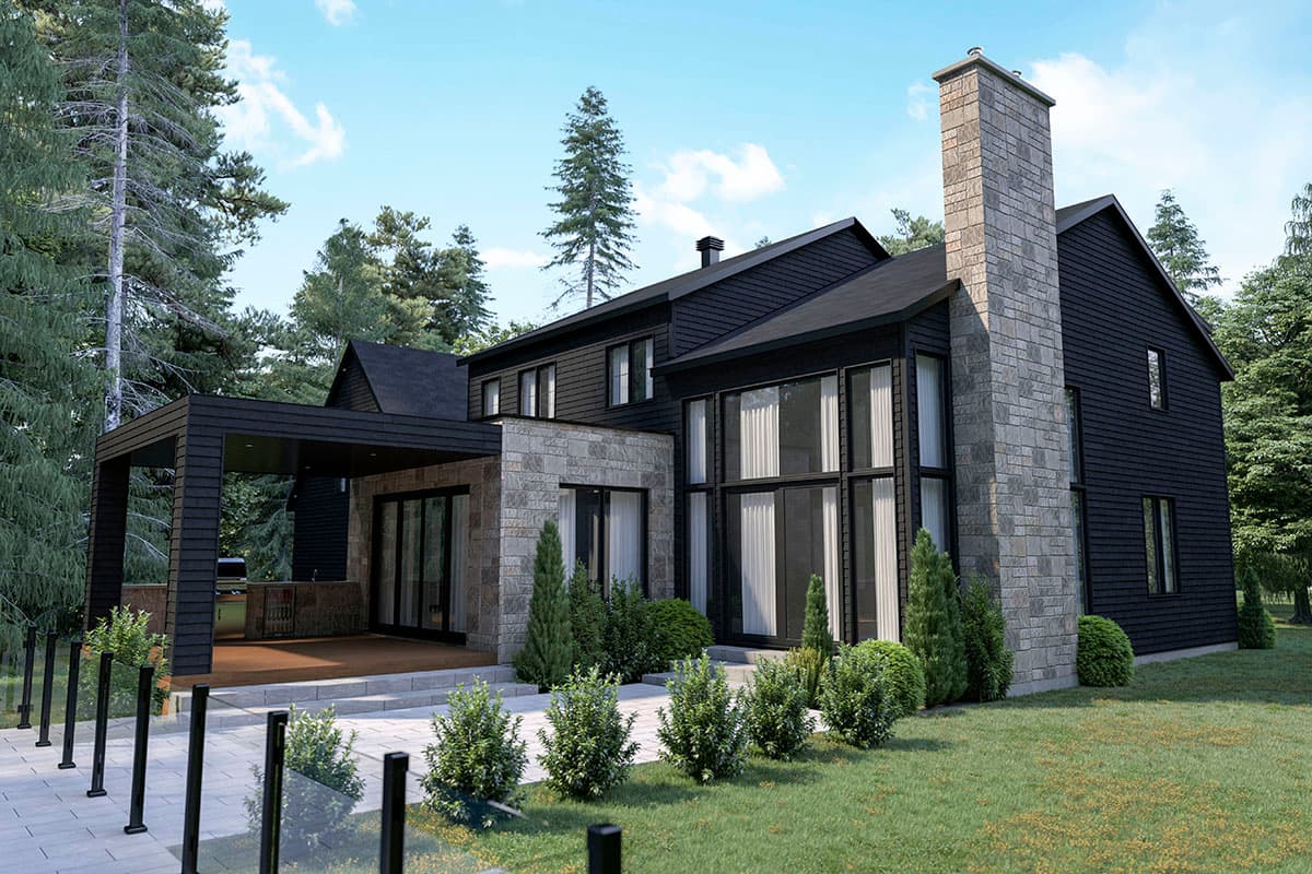 Plan 22588DR: Modern Farmhouse Plan with Bonus Room above Garage - Image #14 - Modern Farmhouse, New American