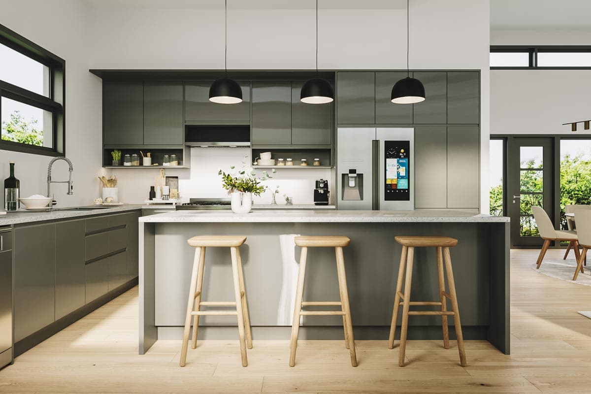 Plan 22590DR: 2-Bed Modern Mountain Home Plan with Loads of Natural Light  - Image #6 - Coastal, Contemporary, Mid Century Modern, Modern, Mountain, Vacation