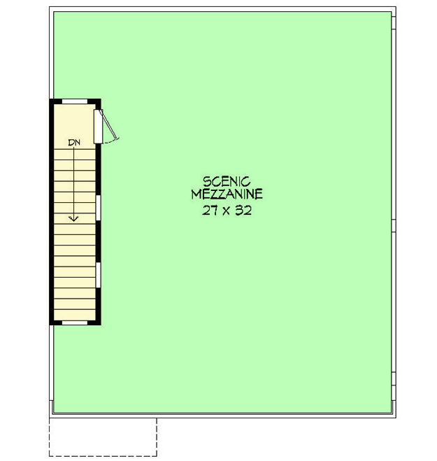 Plan 68551VR: Narrow Contemporary 3-Story House Plan with 4th Floor Scenic Rooftop - Floor Plan - Image #9 - Contemporary, Northwest