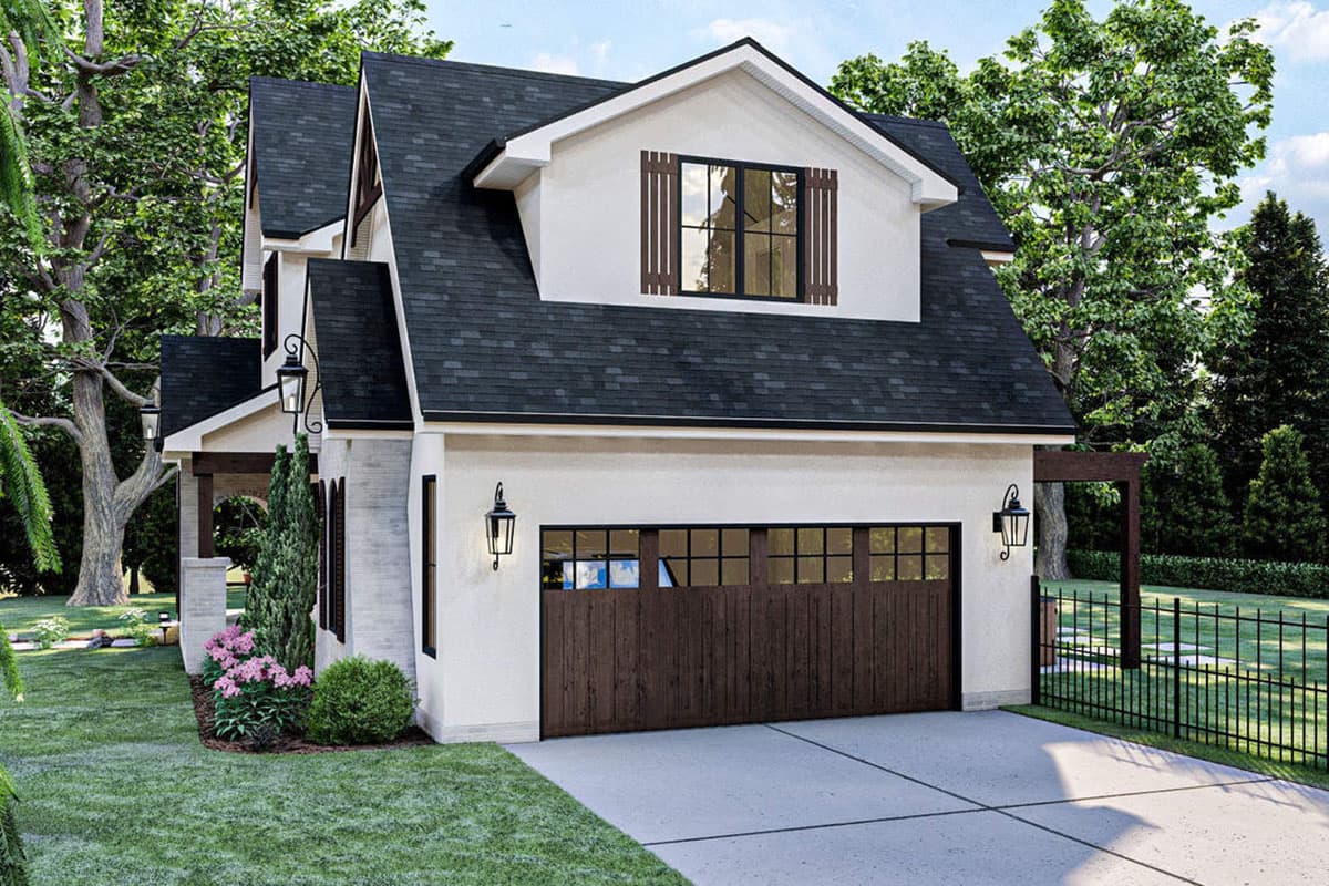 Plan 62976DJ: Modern Cottage-style House Plan with 3 Beds - and Laundry - Upstairs - Image #4 - Cottage, European