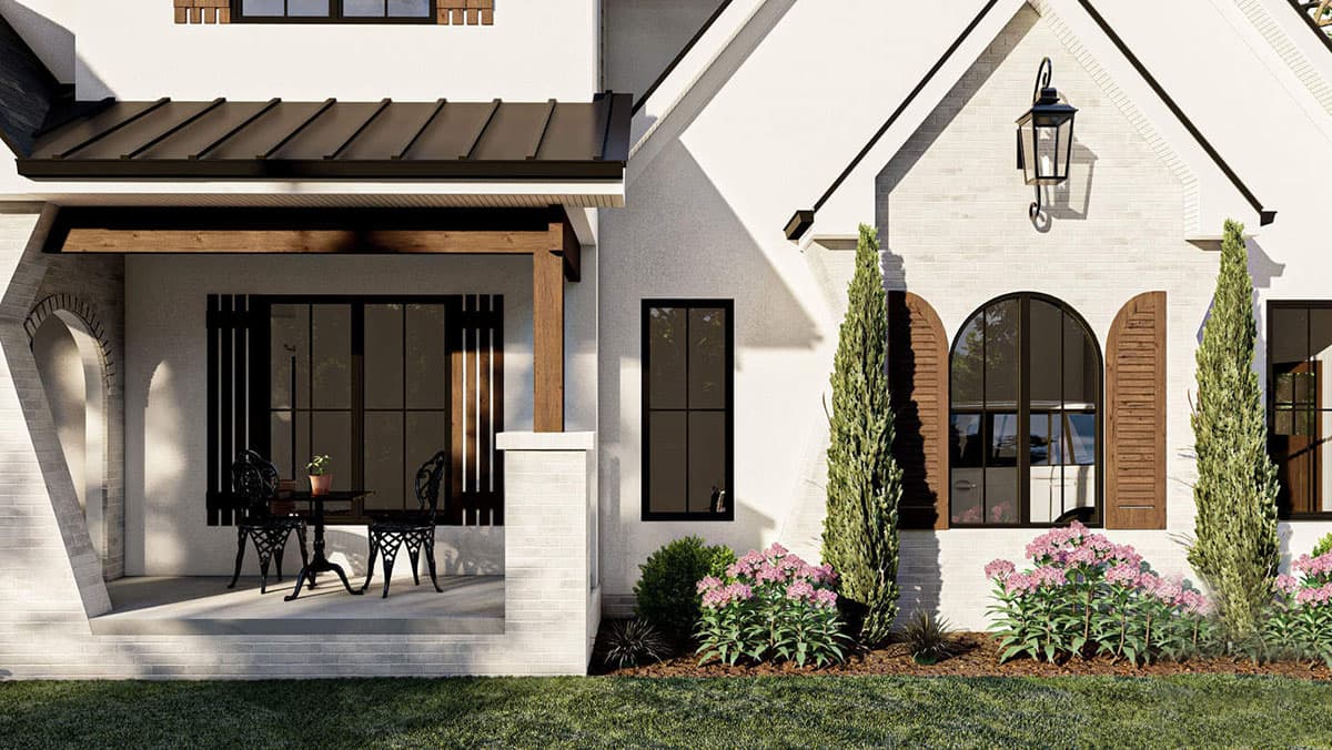 Plan 62976DJ: Modern Cottage-style House Plan with 3 Beds - and Laundry - Upstairs - Image #5 - Cottage, European