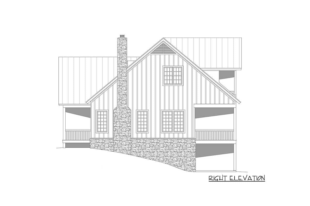 Plan 68725VR: Country Home Plan with 3 Master Suites with 2-Story Great Room and a Drive-under Garage  - Image #5 - Coastal, Country, Craftsman, Mountain, Vacation