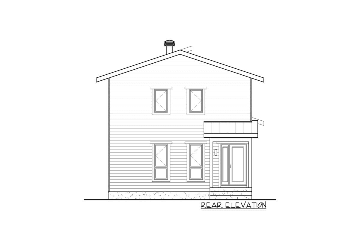 Plan 80965PM: Hillside House Plan with Oversized Windows - Image #4 - Contemporary, Modern, Mountain, Northwest