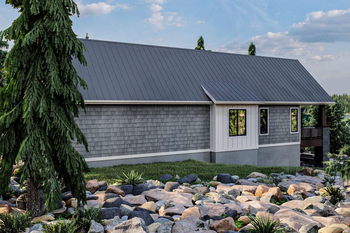 Plan 62977DJ: Lake Home Plan with Three Large Covered Decks - 2213 Sq Ft - Image #9 - Cabin, Cottage, Country, Craftsman, Modern Farmhouse, Mountain, New American, Rustic, Vacation