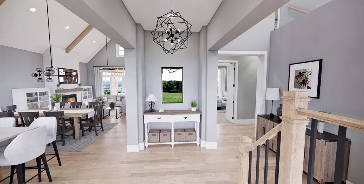 Plan 14690RK: Stone and Wood 4-Bed Modern Farmhouse Plan - 2655 Sq Ft - Image #9 - Country, Craftsman, European, Farmhouse, Modern Farmhouse, New American, Northwest