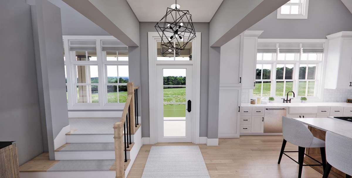 Plan 14690RK: Stone and Wood 4-Bed Modern Farmhouse Plan - 2655 Sq Ft - Image #10 - Country, Craftsman, European, Farmhouse, Modern Farmhouse, New American, Northwest