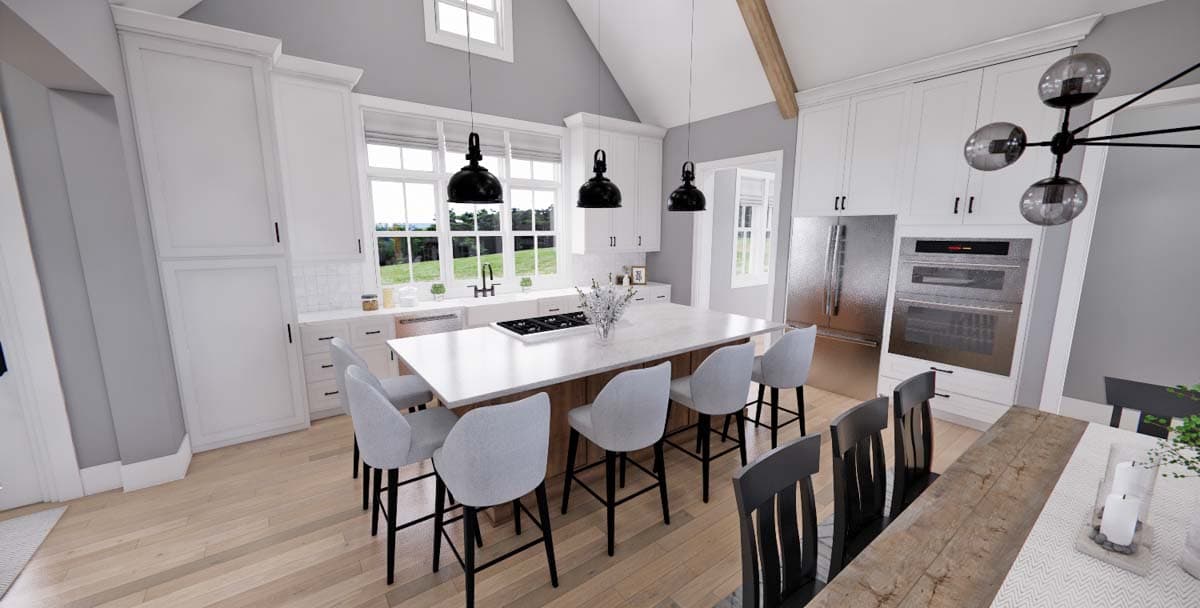 Plan 14690RK: Stone and Wood 4-Bed Modern Farmhouse Plan - 2655 Sq Ft - Image #12 - Country, Craftsman, European, Farmhouse, Modern Farmhouse, New American, Northwest