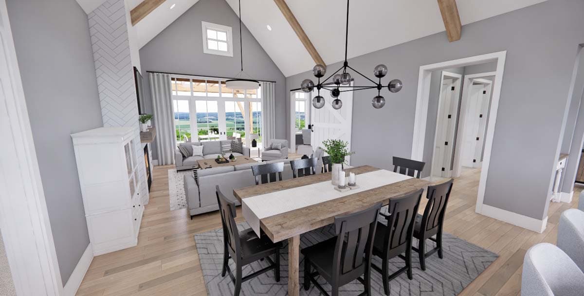 Plan 14690RK: Stone and Wood 4-Bed Modern Farmhouse Plan - 2655 Sq Ft - Image #16 - Country, Craftsman, European, Farmhouse, Modern Farmhouse, New American, Northwest