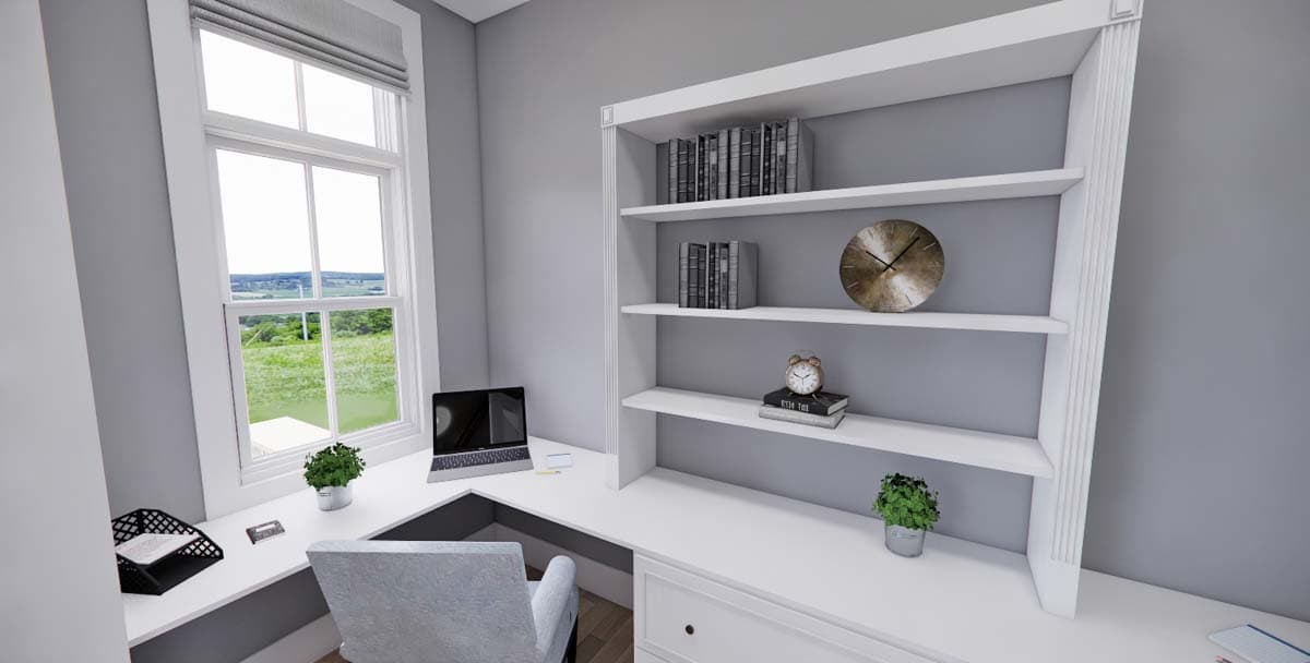 Plan 14690RK: Stone and Wood 4-Bed Modern Farmhouse Plan - 2655 Sq Ft - Image #23 - Country, Craftsman, European, Farmhouse, Modern Farmhouse, New American, Northwest