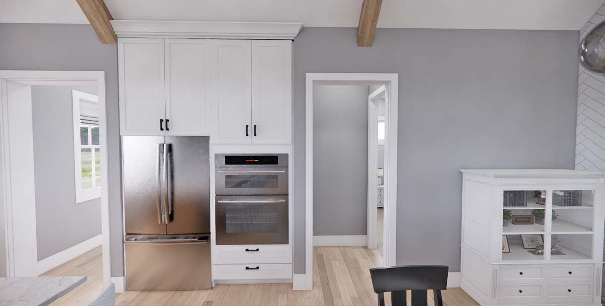 Plan 14690RK: Stone and Wood 4-Bed Modern Farmhouse Plan - 2655 Sq Ft - Image #24 - Country, Craftsman, European, Farmhouse, Modern Farmhouse, New American, Northwest