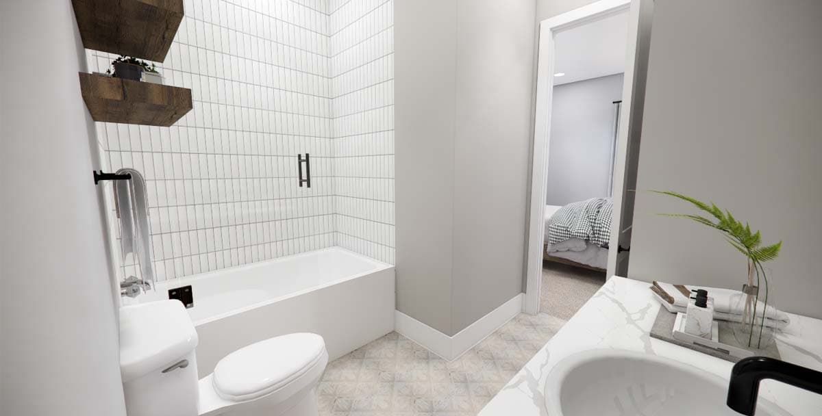 Plan 14690RK: Stone and Wood 4-Bed Modern Farmhouse Plan - 2655 Sq Ft - Image #28 - Country, Craftsman, European, Farmhouse, Modern Farmhouse, New American, Northwest