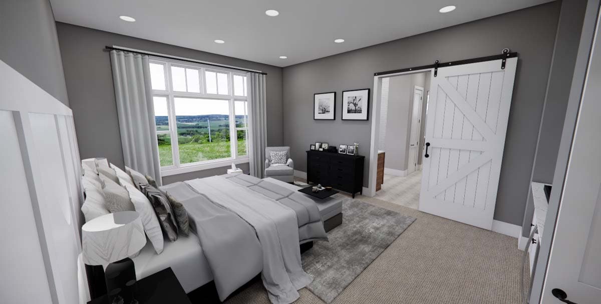 Plan 14690RK: Stone and Wood 4-Bed Modern Farmhouse Plan - 2655 Sq Ft - Image #31 - Country, Craftsman, European, Farmhouse, Modern Farmhouse, New American, Northwest