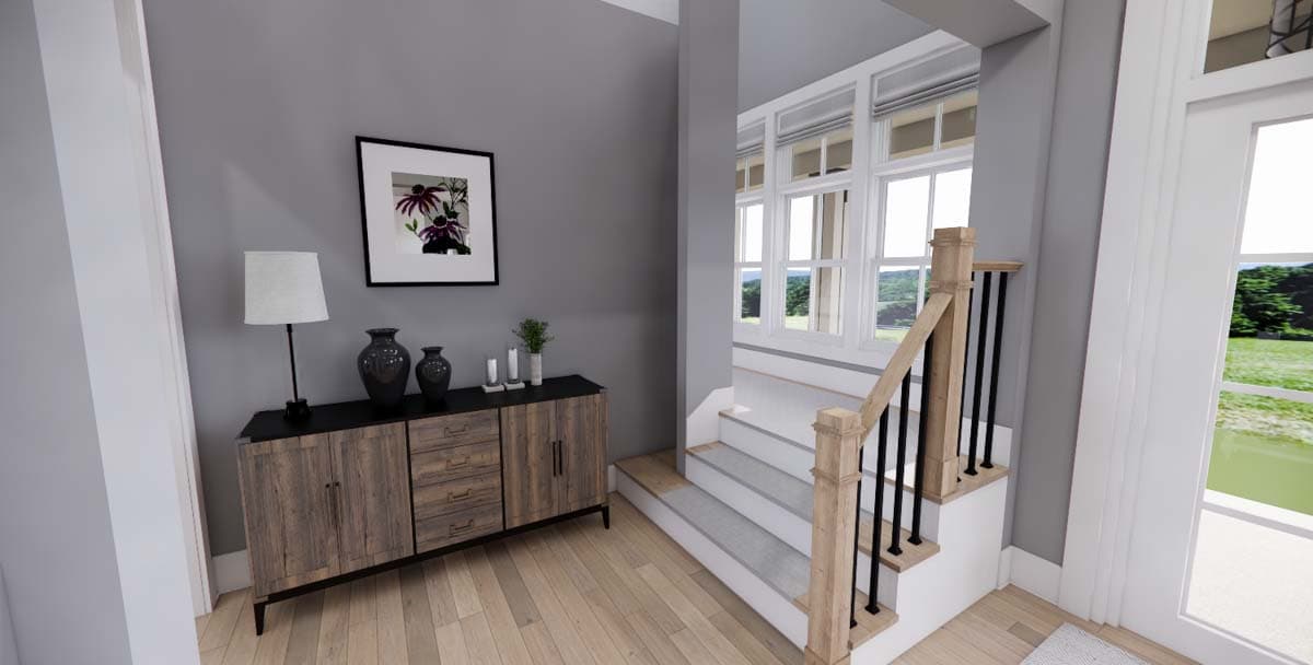 Plan 14690RK: Stone and Wood 4-Bed Modern Farmhouse Plan - 2655 Sq Ft - Image #39 - Country, Craftsman, European, Farmhouse, Modern Farmhouse, New American, Northwest