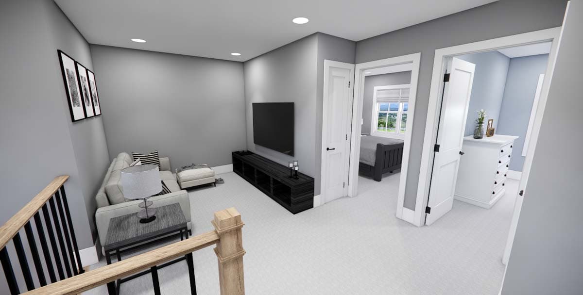 Plan 14690RK: Stone and Wood 4-Bed Modern Farmhouse Plan - 2655 Sq Ft - Image #40 - Country, Craftsman, European, Farmhouse, Modern Farmhouse, New American, Northwest