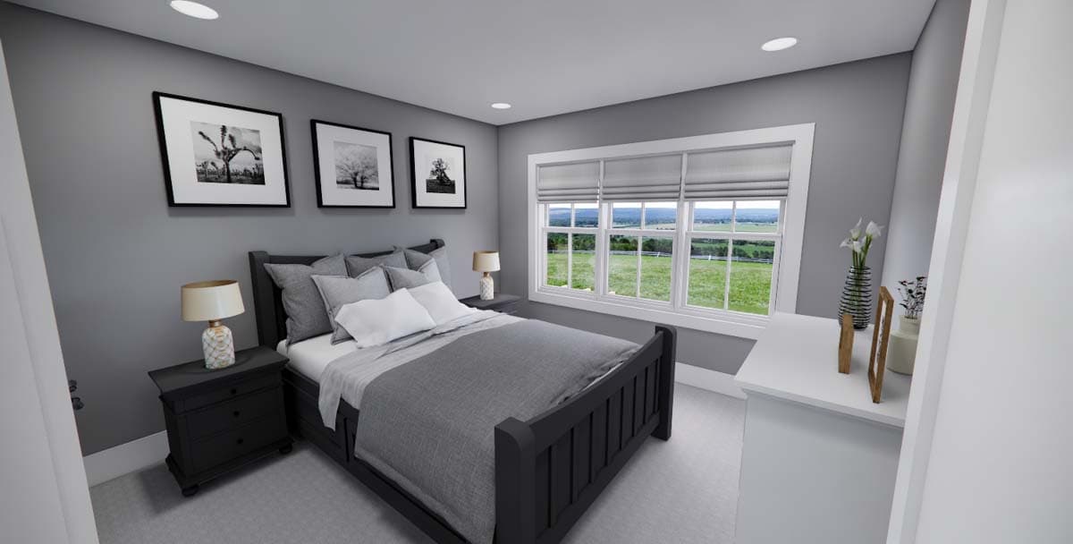 Plan 14690RK: Stone and Wood 4-Bed Modern Farmhouse Plan - 2655 Sq Ft - Image #42 - Country, Craftsman, European, Farmhouse, Modern Farmhouse, New American, Northwest