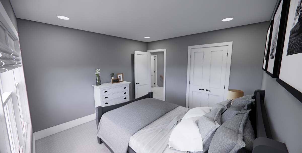 Plan 14690RK: Stone and Wood 4-Bed Modern Farmhouse Plan - 2655 Sq Ft - Image #43 - Country, Craftsman, European, Farmhouse, Modern Farmhouse, New American, Northwest