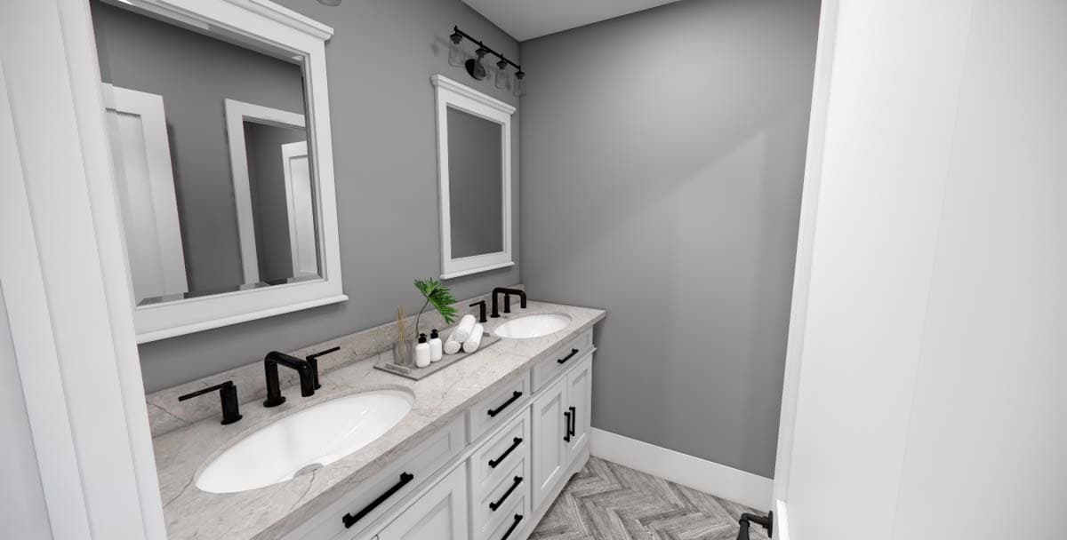 Plan 14690RK: Stone and Wood 4-Bed Modern Farmhouse Plan - 2655 Sq Ft - Image #46 - Country, Craftsman, European, Farmhouse, Modern Farmhouse, New American, Northwest