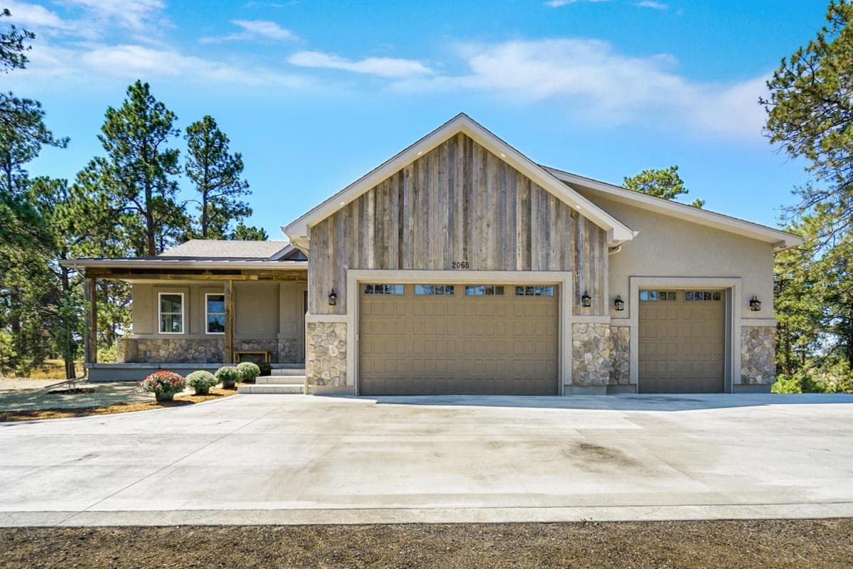 Plan 365009PED: Hillside Craftsman with Barnwood-accented Exterior and a 3-car Garage - Image #6 - Craftsman, Mountain, Ranch