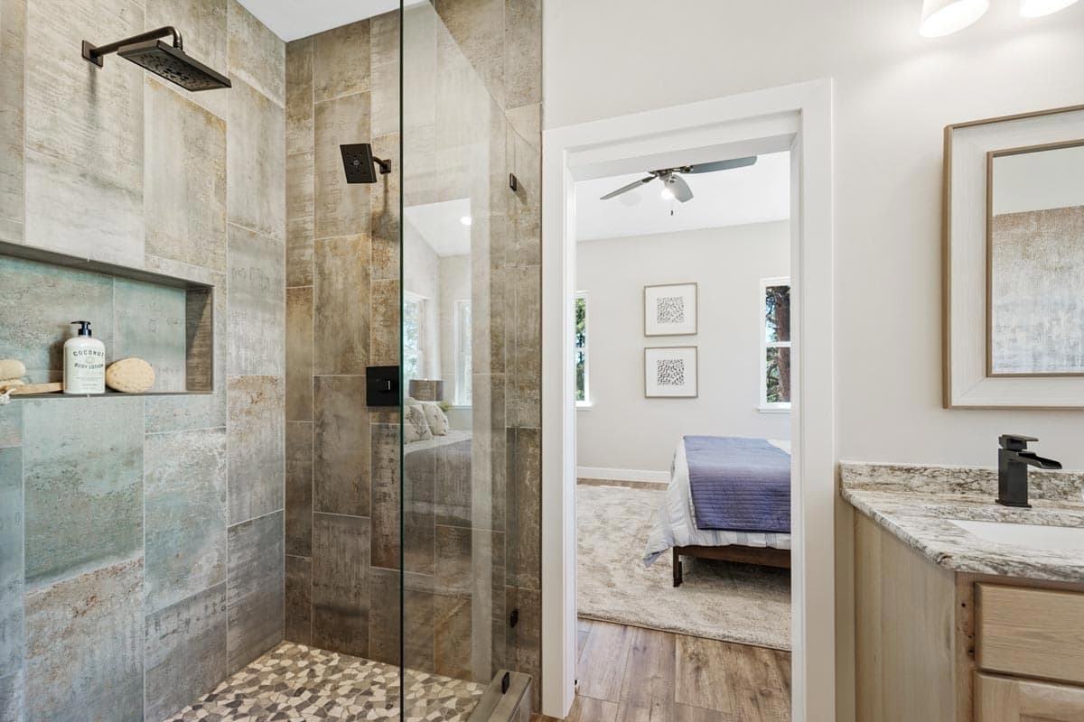 Plan 365009PED: Hillside Craftsman with Barnwood-accented Exterior and a 3-car Garage - Image #21 - Craftsman, Mountain, Ranch