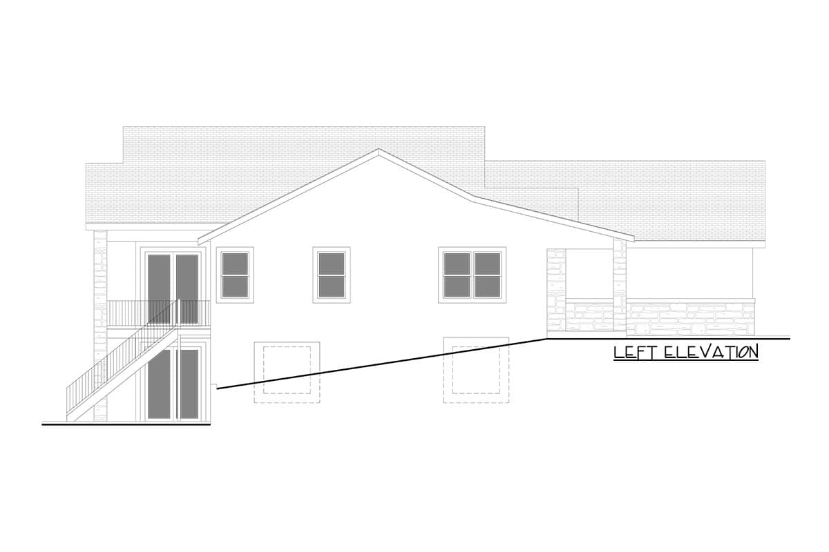 Plan 365009PED: Hillside Craftsman with Barnwood-accented Exterior and a 3-car Garage - Image #53 - Craftsman, Mountain, Ranch